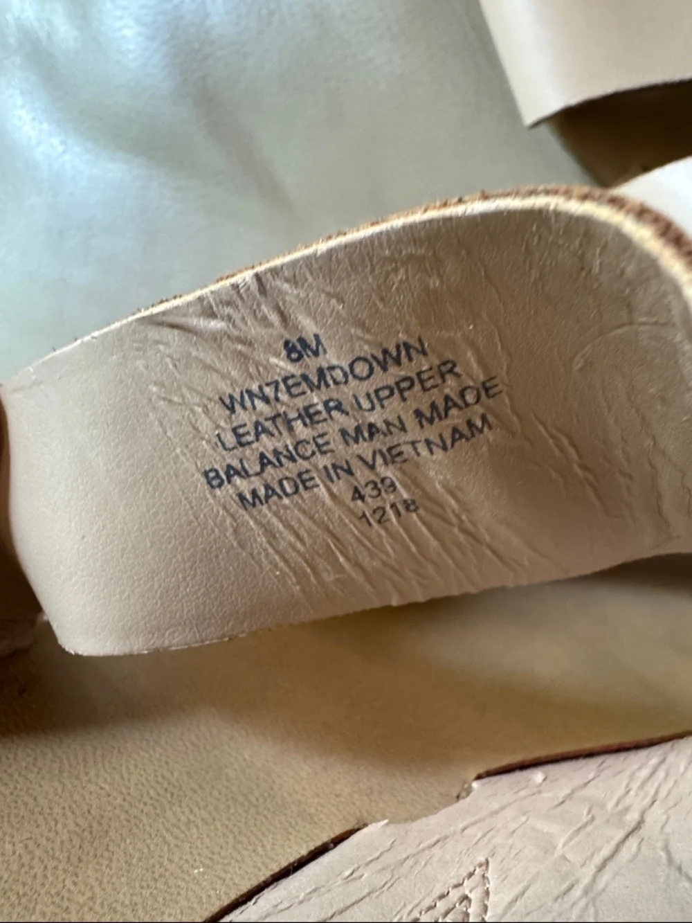 Nine West Nude Slide Sandals - Picture 4 of 4